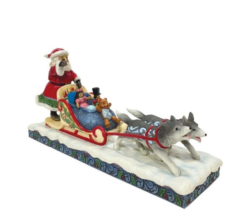 Heartwood Creek - Santa in Dog Sled with Toys (OP=OP!)