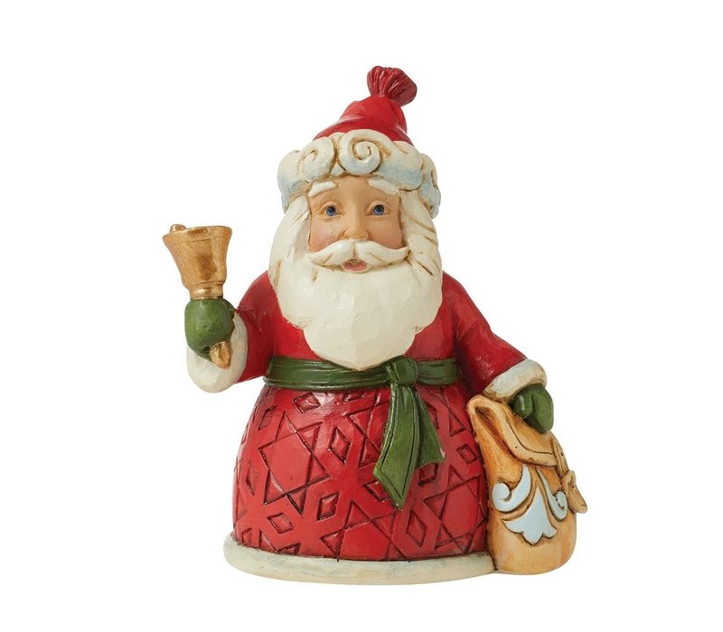 Heartwood Creek - Santa with Bell & Toybag Mini (PRE-ORDER)
