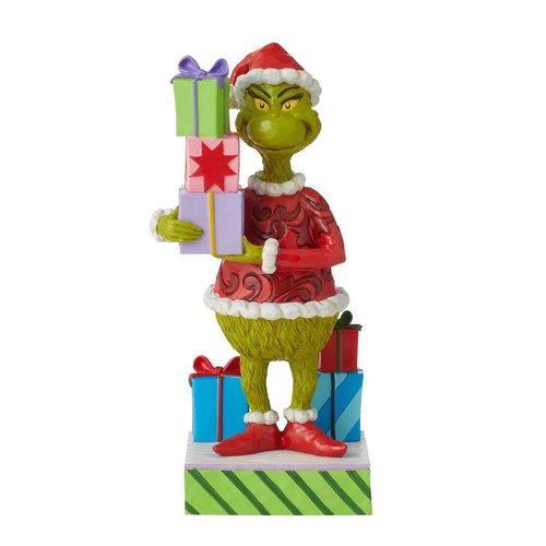 Grinch Holding Presents (OP=OP!) - The Grinch by Jim Shore 