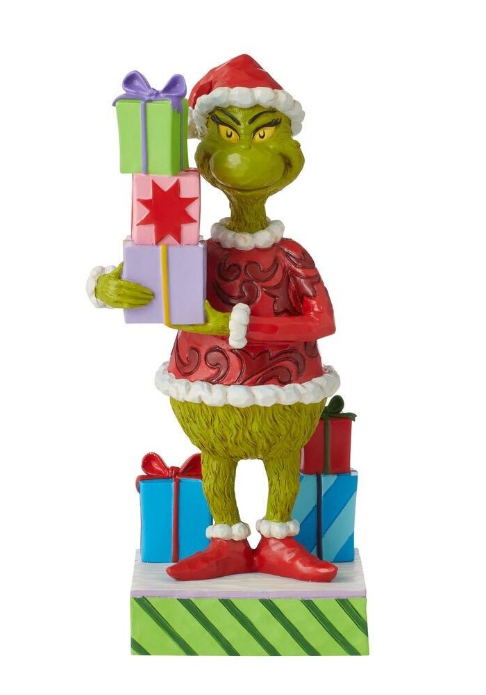 The Grinch by Jim Shore - Grinch Holding Presents (OP=OP!)