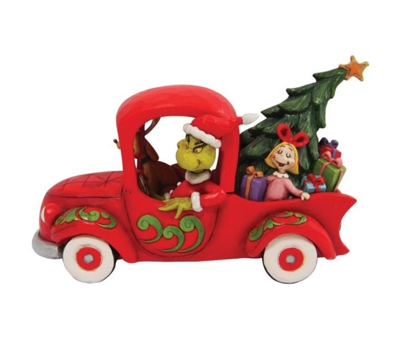 The Grinch by Jim Shore - Grinch in Red Truck