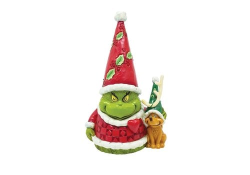 The Grinch by Jim Shore Grinch Gnome with Max Gnome (PRE-ORDER) - The Grinch by Jim Shore