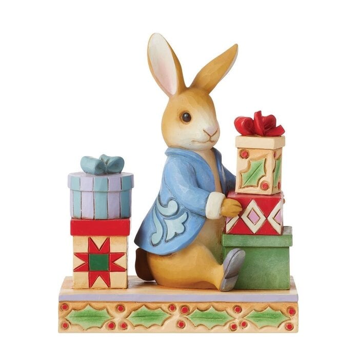 Beatrix Potter by Jim Shore - Peter with Presents