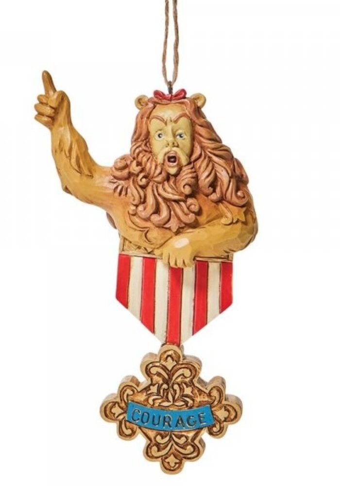 The Wizard of Oz by Jim Shore - Cowardly Lion Courage Hanging Ornament (OP=OP!)