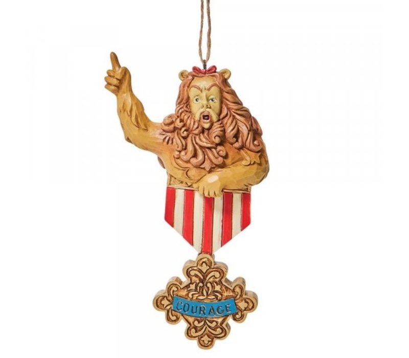 The Wizard of Oz by Jim Shore - Cowardly Lion Courage Hanging Ornament (OP=OP!)