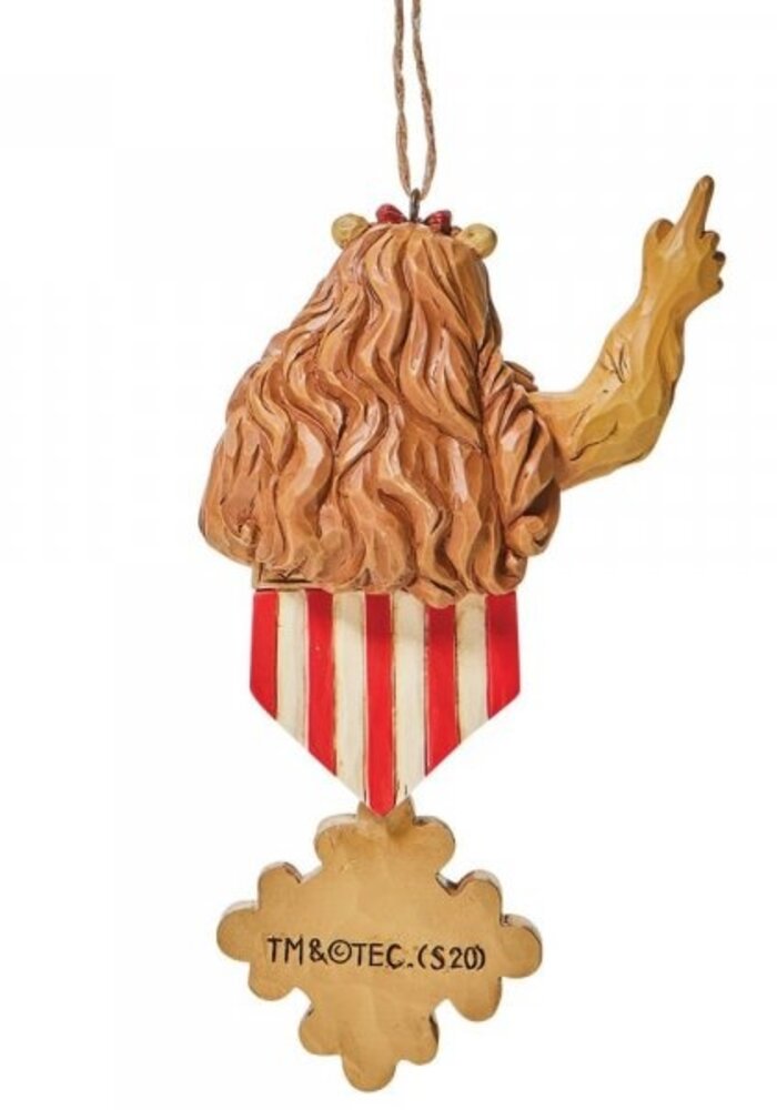 The Wizard of Oz by Jim Shore - Cowardly Lion Courage Hanging Ornament (OP=OP!)