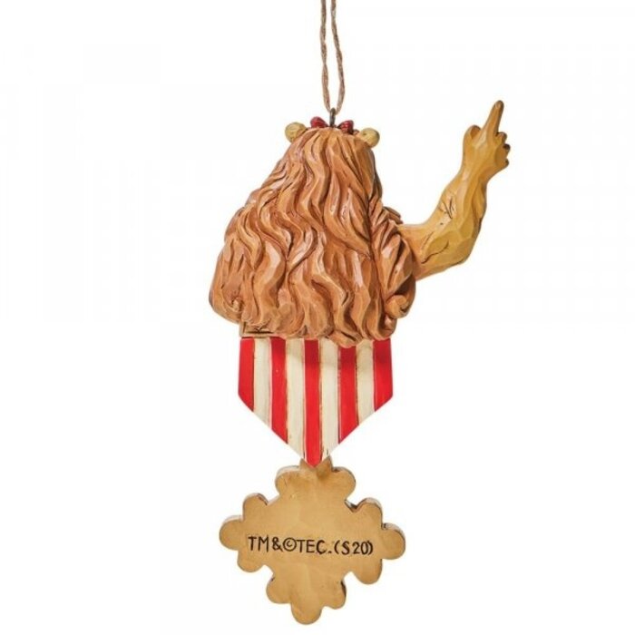 The Wizard of Oz by Jim Shore - Cowardly Lion Courage Hanging Ornament (OP=OP!)