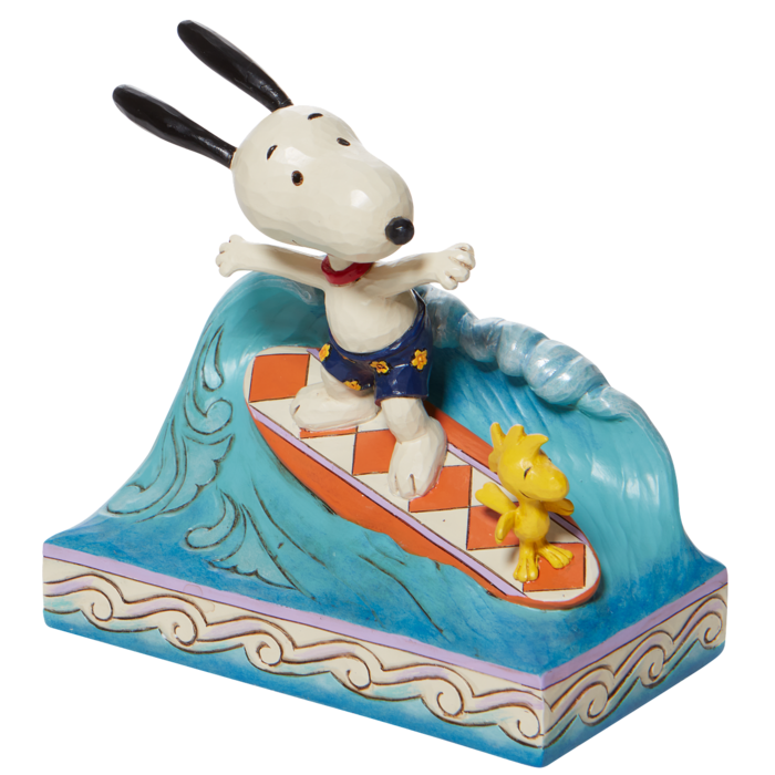 Peanuts by Jim Shore - Snoopy and Woodstock Surfing