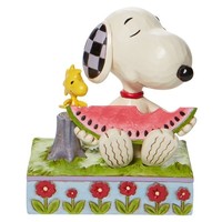 Peanuts by Jim Shore - Snoopy and Woodstock eating Watermelon