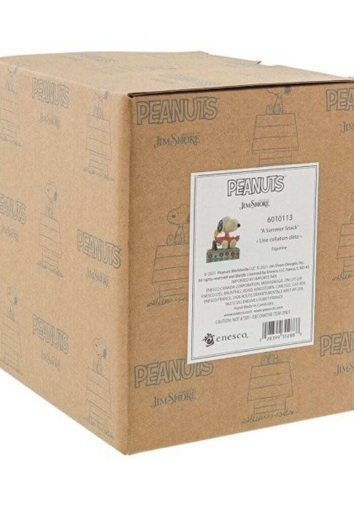 Peanuts by Jim Shore - Snoopy and Woodstock eating Watermelon