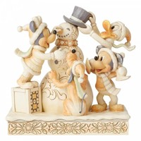 Disney Traditions - Frosty Friendship (White Woodland Mickey and Friends)