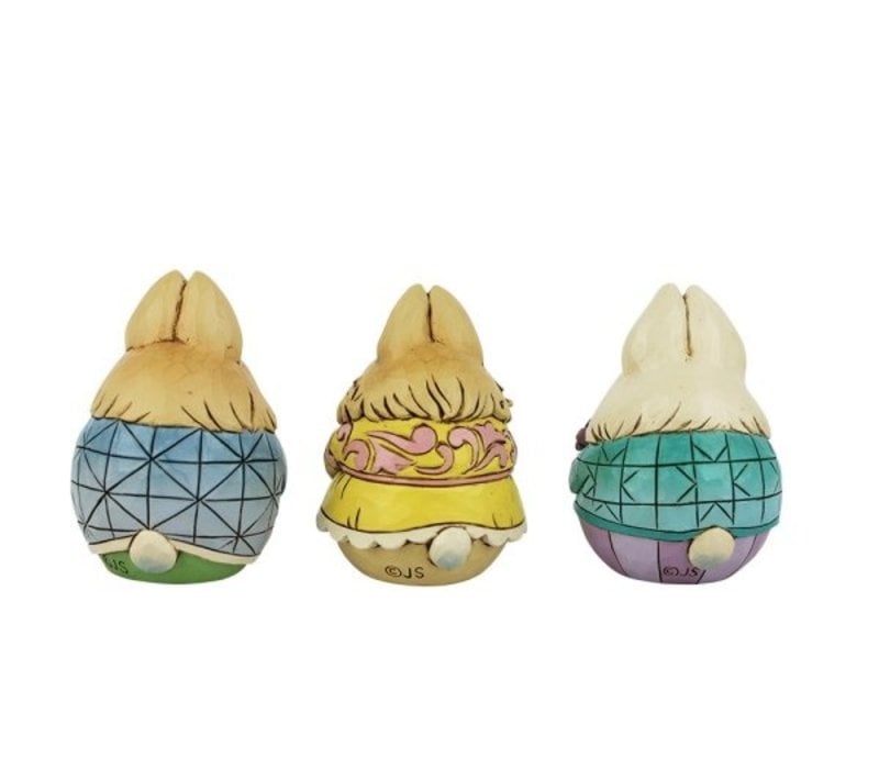 Heartwood Creek - Set of 3 Bunny Egg Mini Figurines (PRE-ORDER)