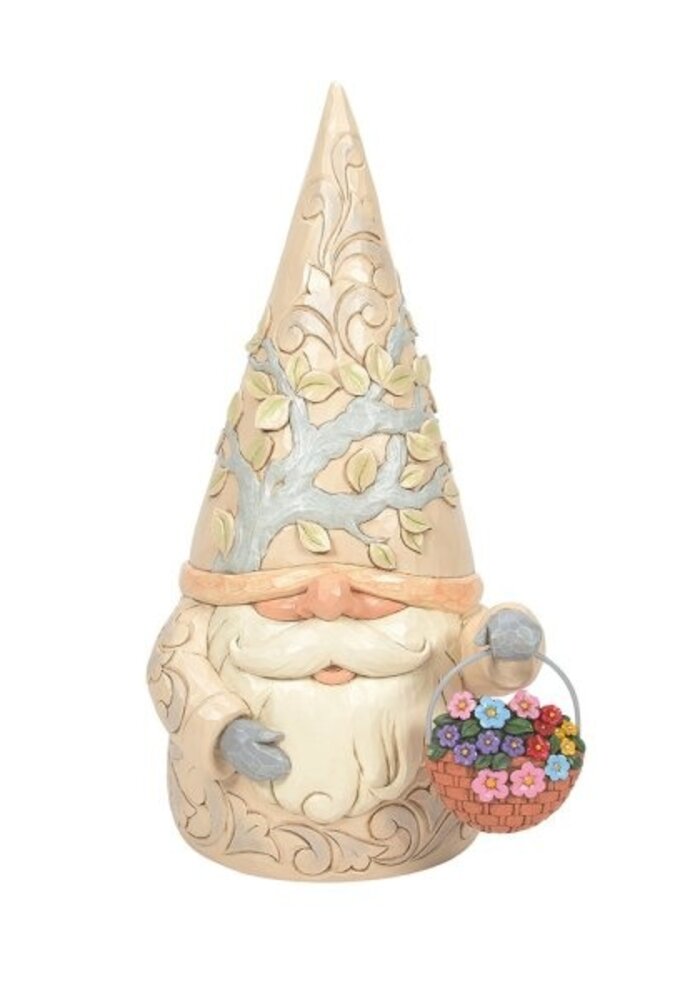 Heartwood Creek - Gnome Statue with 4 Baskets