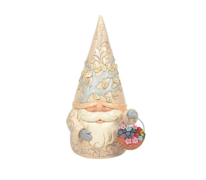 Heartwood Creek - Gnome Statue with 4 Baskets