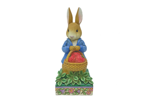 Beatrix Potter Peter Rabbit with Basket of Strawberries - Beatrix Potter by Jim Shore