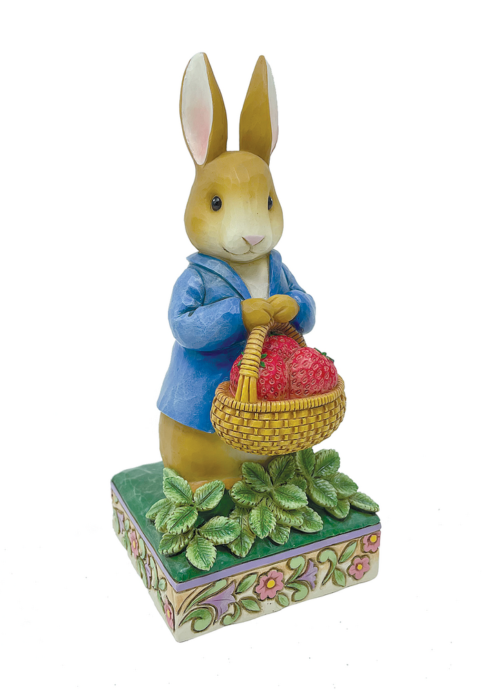 Beatrix Potter by Jim Shore - Peter Rabbit with Basket of Strawberries