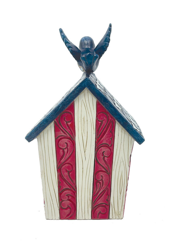 Heartwood Creek - Star Spangled Songbirds (Patriotic Decorative Birdhouse) (OP=OP!)
