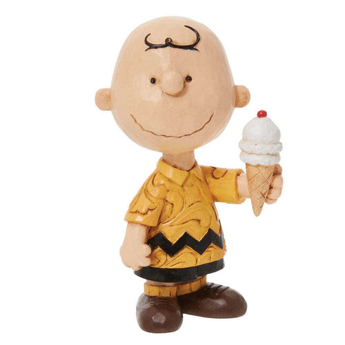 Mini Charlie Brown with Ice Cream (OP=OP!) - Peanuts by Jim Shore 