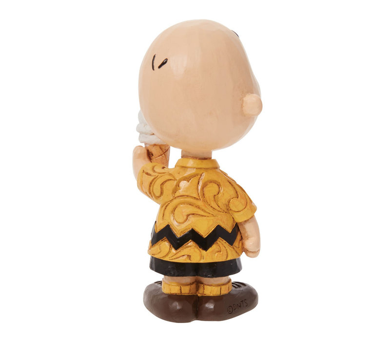 Peanuts by Jim Shore - Mini Charlie Brown with Ice Cream (OP=OP!)