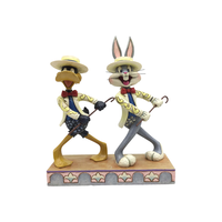 Looney Tunes by Jim Shore - On With the Show (Bugs Bunny and Daffy)