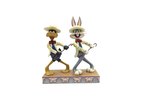 Looney Tunes by Jim Shore On With the Show (Bugs Bunny and Daffy) - Looney Tunes by Jim Shore