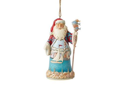 Heartwood Creek Coastal Santa Hanging Ornament - Heartwood Creek