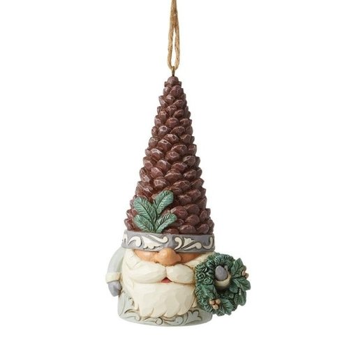 Woodland Gnome Pinecone Hat Hanging Ornament (OP=OP!) - Heartwood Creek 
