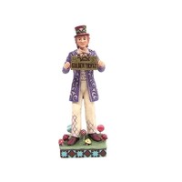 Willy Wonka by Jim Shore - Willy Wonka with Rotating Chocolate Bar