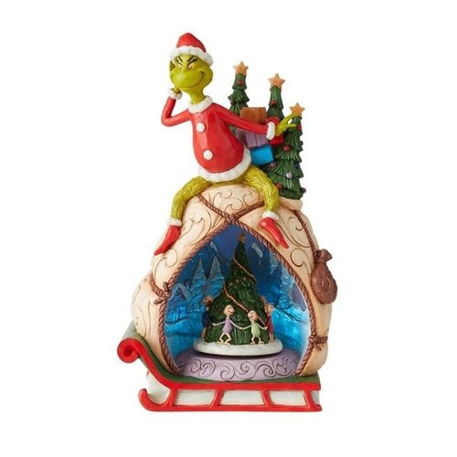 Grinch Lighted Rotator (OP=OP!) - The Grinch by Jim Shore 