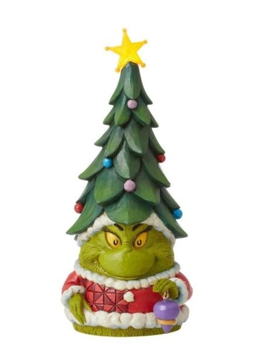 The Grinch by Jim Shore Grinch Gnome with Christmas Hat - The Grinch by Jim Shore