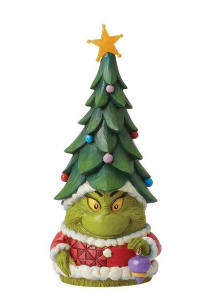 The Grinch by Jim Shore - Grinch Gnome with Christmas Hat