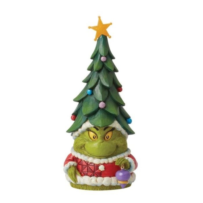 The Grinch by Jim Shore - Grinch Gnome with Christmas Hat