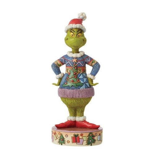 Grinch Wearing Ugly Sweater (OP=OP!) - The Grinch by Jim Shore 