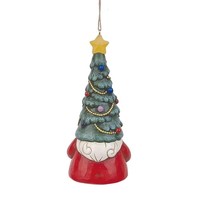 Heartwood Creek - Gnome with Christmas Hat Hanging Ornament