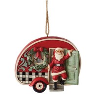 Heartwood Creek - Highland Glen Santa with Camper Hanging Ornament (OP=OP!)