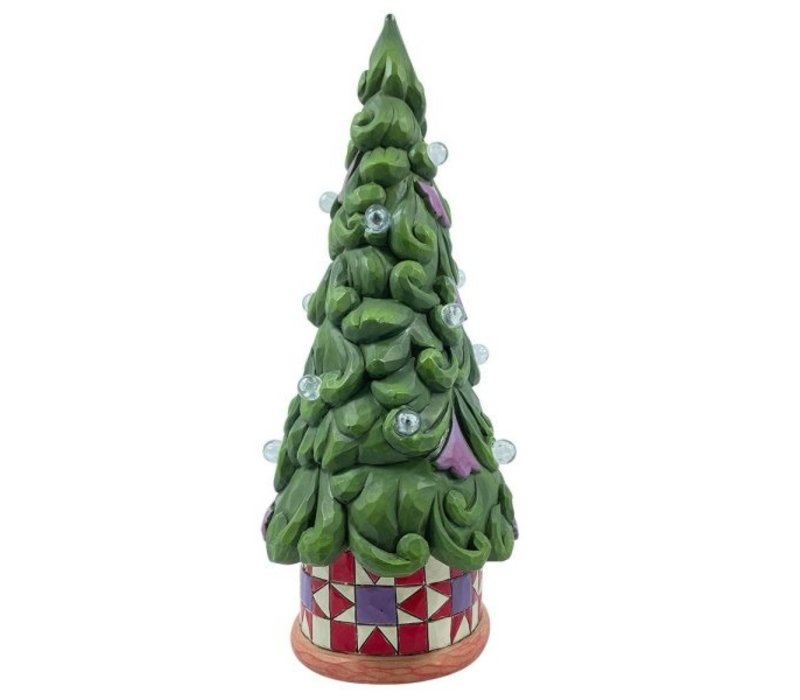 Heartwood Creek - Lighted All Spruced Up (Tree with Star base LED PRE-ORDER)