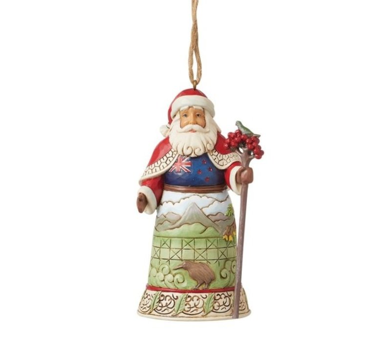 Heartwood Creek - Santa Around the World New Zealand Hanging Ornament