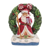 Heartwood Creek - Believe in the Magic of Christmas (Santa Lighted Wreath)