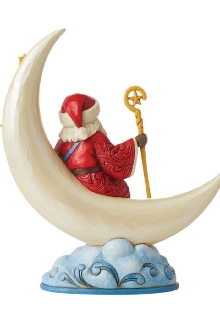 Heartwood Creek - Starry Night (Santa on Moon)