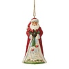Heartwood Creek Heartwood Creek - Santa with Cardinals Hanging Ornament