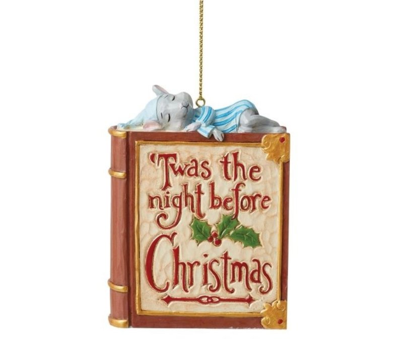 Heartwood Creek - Twas the Night Before Christmas Book Hanging Ornament (PRE-ORDER)