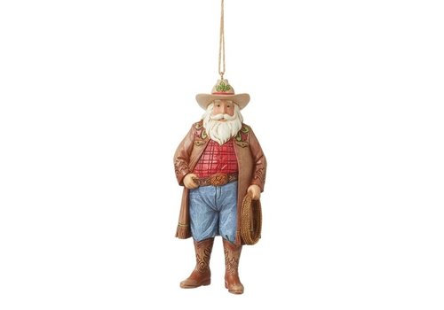 Heartwood Creek Western Santa Hanging Ornament (OP=OP!) - Heartwood Creek