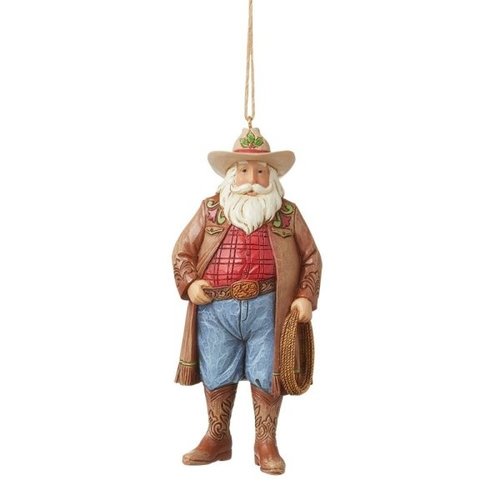 Western Santa Hanging Ornament (OP=OP!) - Heartwood Creek 