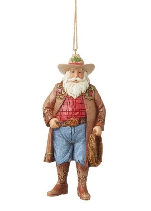 Heartwood Creek Western Santa Hanging Ornament (OP=OP!) - Heartwood Creek