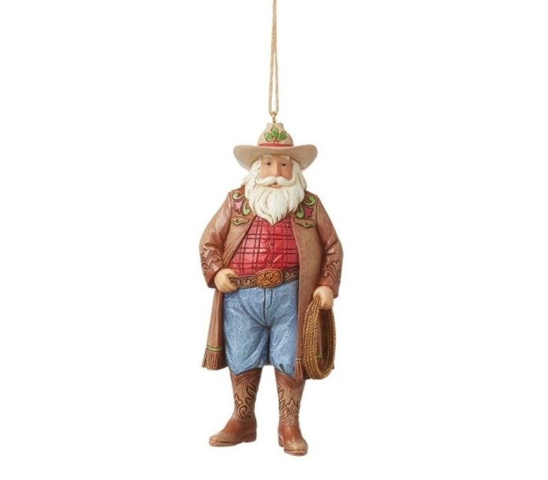 Heartwood Creek - Western Santa Hanging Ornament
