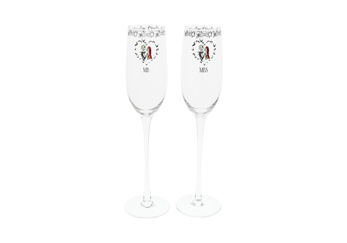 Disney Showcase Collection Nightmare Before Christmas Toasting Glasses (OP=OP!) - Disney Showcase Collection