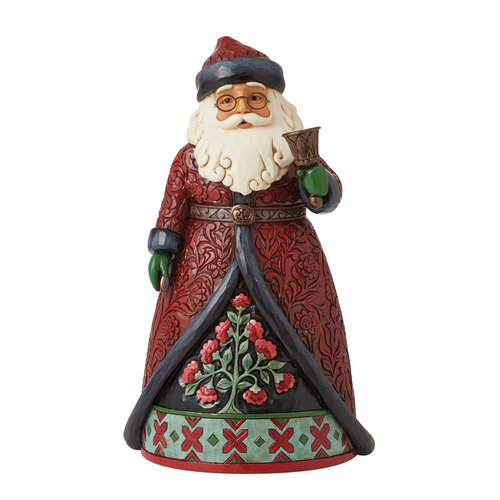 Holiday Manor Santa with Bells - Heartwood Creek 