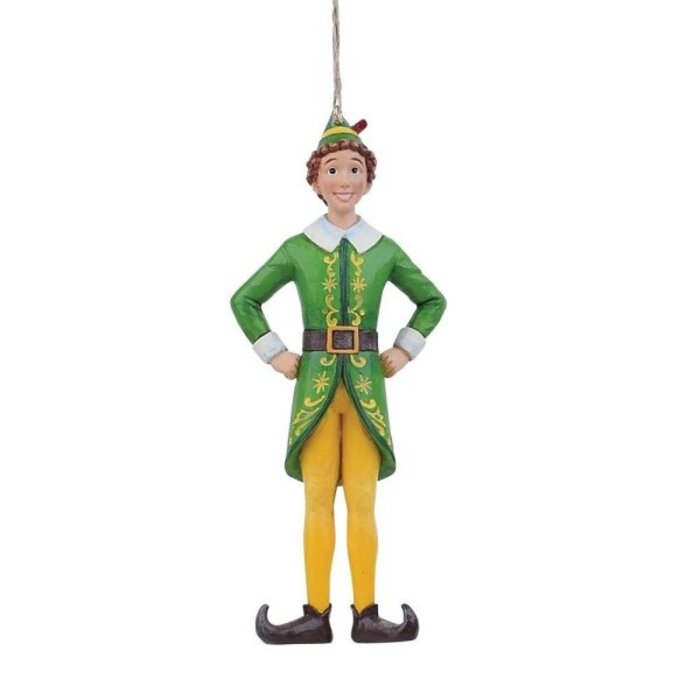 Elf by Jim Shore Buddy Elf in Classic Pose Hanging Ornament  - Elf by Jim Shore