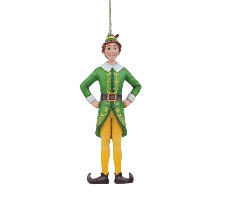 Elf by Jim Shore - Buddy Elf in Classic Pose Hanging Ornament