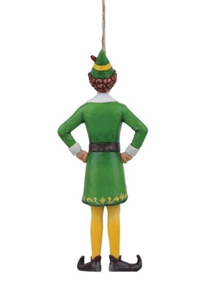 Elf by Jim Shore - Buddy Elf in Classic Pose Hanging Ornament